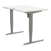 STIER Elektrisch höhenverstellbarer Schreibtisch 501-43 120 x 80cm Weiß melaminbeschichtet 65-125cm-4