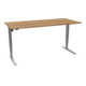 STIER Elektrisch höhenverstellbarer Schreibtisch 501-43 180 x 80cm Nussbaum