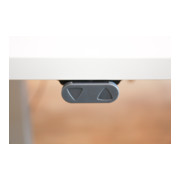 STIER Elektrisch höhenverstellbarer Schreibtisch 501-53 Doppel-Teleskop Weiß mel. 63-123cm-4