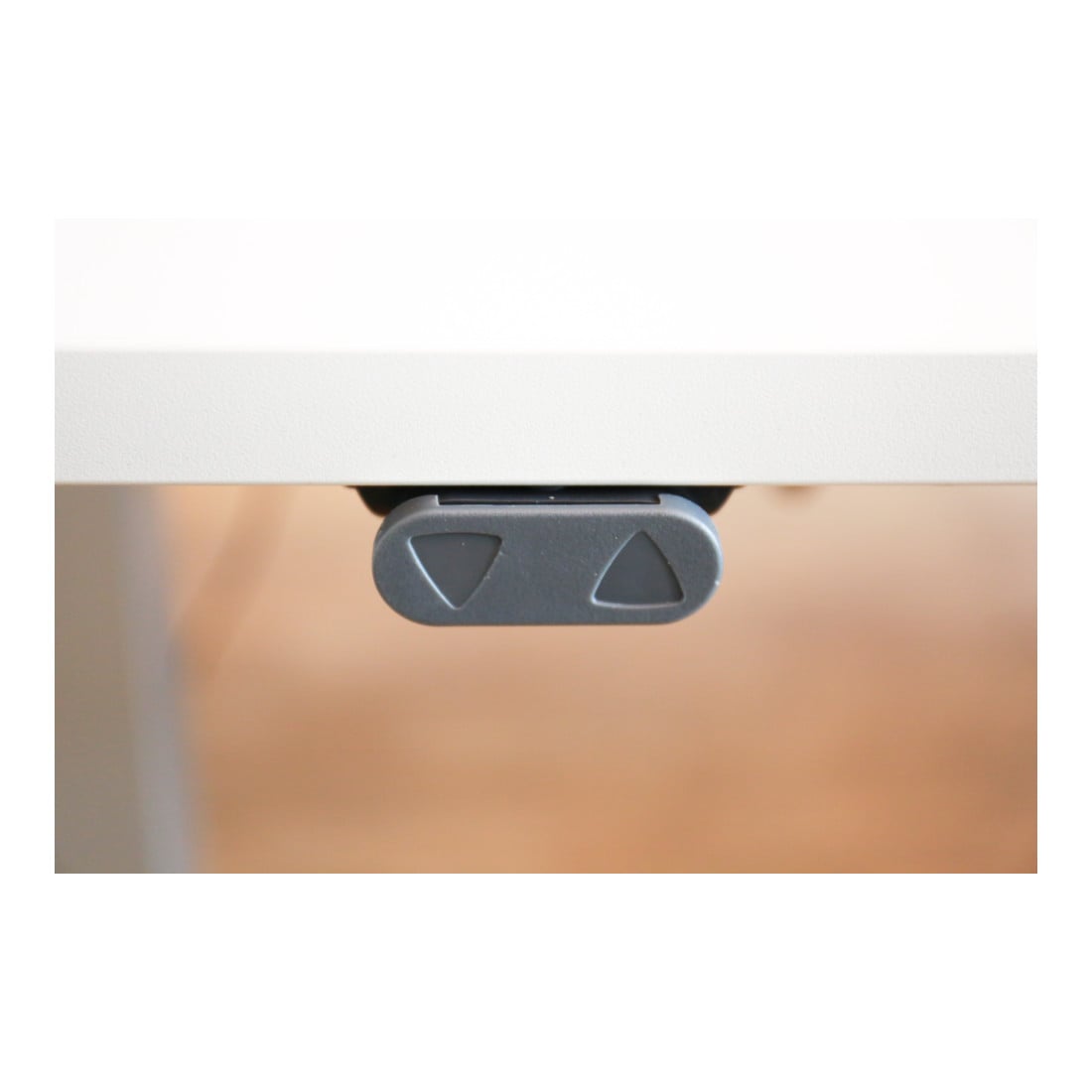 STIER Elektrisch höhenverstellbarer Schreibtisch 501-53 Doppel-Teleskop Weiß mel. 63-123cm
