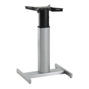 STIER Elektrisch höhenverstellbarer Steh-Tisch 80x60cm, Weiß mel., 68-120cm-3