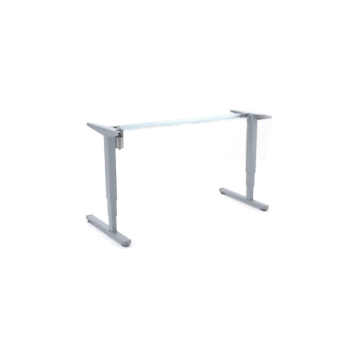 Set STIER Elektrisch H henverstellbares Doppel-Teleskop-gestell 501-53 f r 160x80cm Platte + Akku-Set 24V 1,7Ah f r Elektrisch H henverstellbaren Tisch + Schreibtischplatte 160x80cm wei