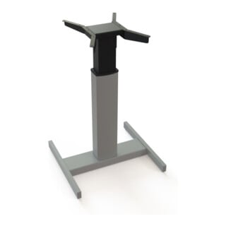 STIER Elektrisch Höhenverstellbares Gestell 501-19, mobil, für 80x80cm Platte