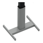 STIER Elektrisch Höhenverstellbares Gestell 501-19, mobil, für 80x80cm Platte-3