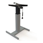STIER Elektrisch Höhenverstellbares Gestell 501-19, mobil, für 80x80cm Platte-3