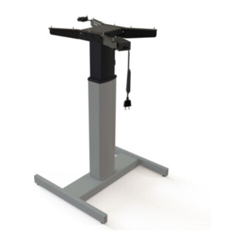 STIER Elektrisch Höhenverstellbares Gestell 501-19, mobil, für 80x80cm Platte