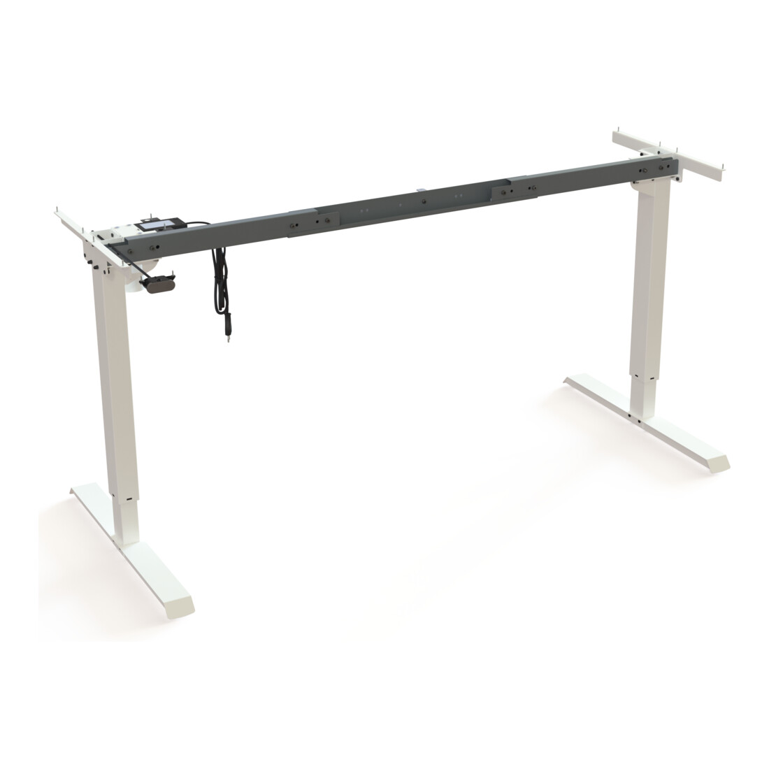 STIER Elektrisch Höhenverstellbares Gestell 501-20 Weiß für 160x80 cm Platte