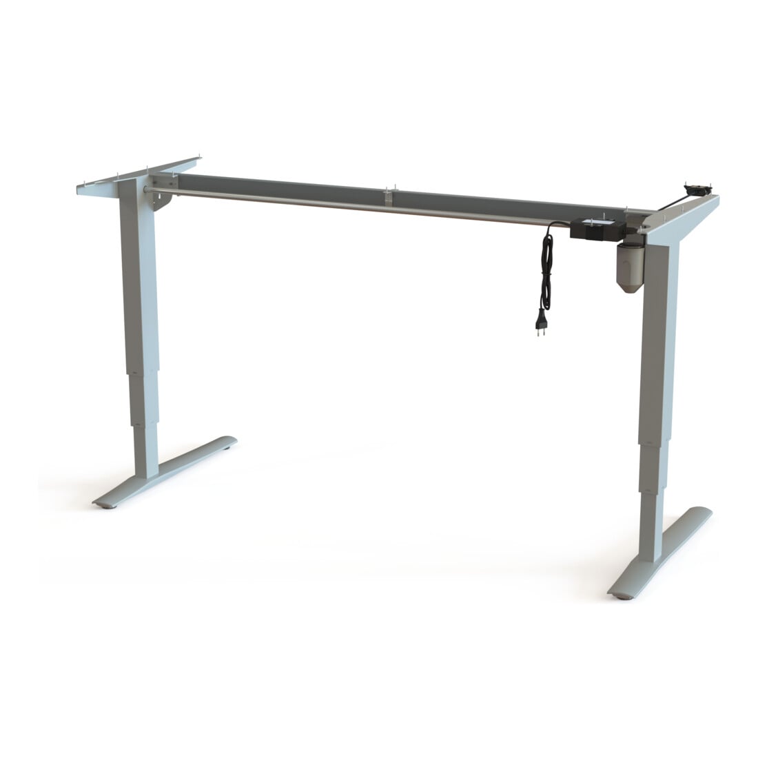 STIER Elektrisch höhenverstellbares Gestell 501-43 Silber 160 x 80 cm