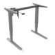 STIER Elektrisch höhenverstellbares Gestell 501-43 Silber für 100x80 cm Platte