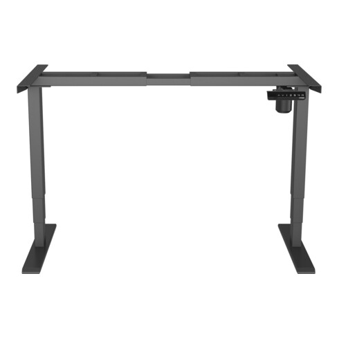 STIER Elektrisch höhenverstellbares Schreibtisch-Gestell THA schwarz für Platten 120x60cm bis 160x80cm