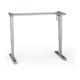 Set STIER Elektrisch H henverstellbares Tischgestell 501-33 f r 160x80cm Platte + Schreibtischplatte 160x80cm wei  + Rollenset f r elektrisch h henverstellbaren Schreibtisch 501-33-2