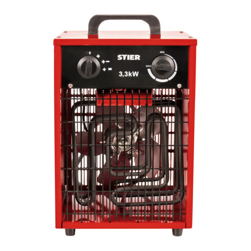 STIER Elektrische kachelventilator 3,3 kW 380 m³/h