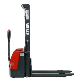 STIER Elektro-Stapler Doppelstock EDL-10 Tragkraft 1000kg Hubhöhe 2900mm