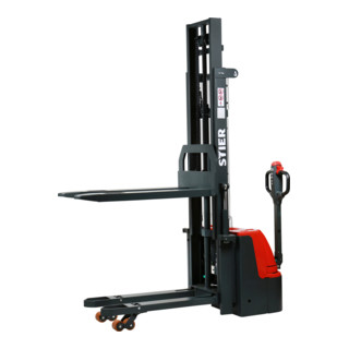 STIER Elektro-Stapler Doppelstock EDL-10 Tragkraft 1000kg Hubhöhe 2900mm