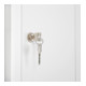 STIER Elemento aggiuntivo per armadietto da spogliatoio 2 scomparti 1800x300x500 mm grigio luce-4