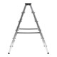 STIER Escabeau 2x6 marches accès double face-5