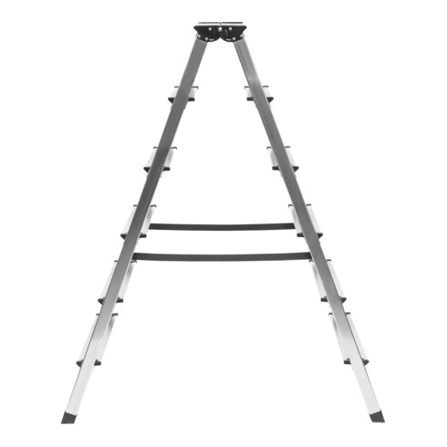 STIER Escabeau 2x6 marches accès double face