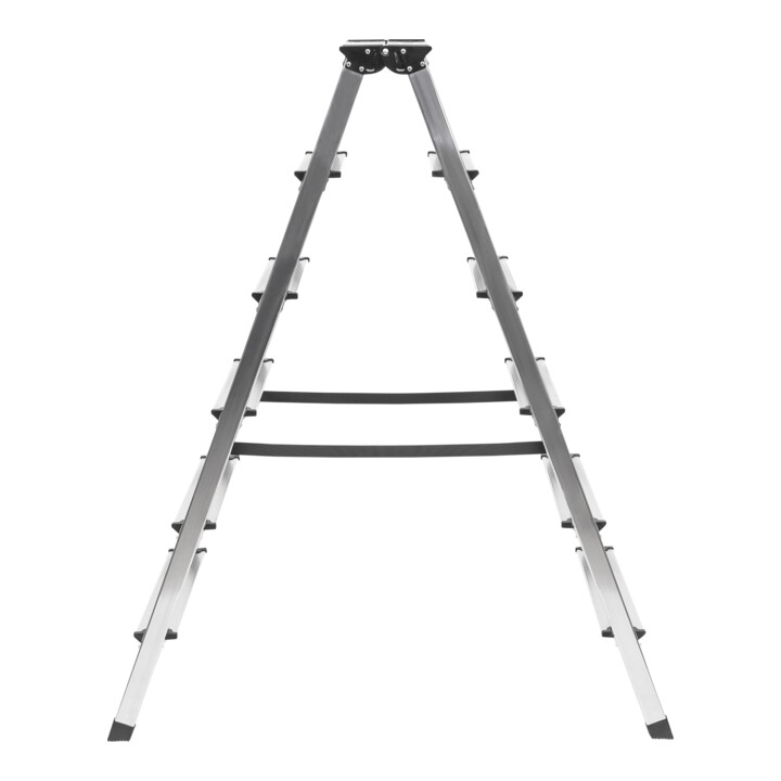 STIER Escabeau 2x6 marches accès double face