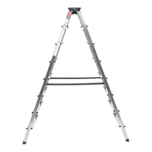STIER Escabeau 2x8 marches accès double face
