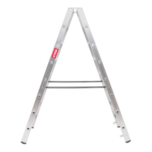 STIER Escabeau Premium 2x8 marches accès double face