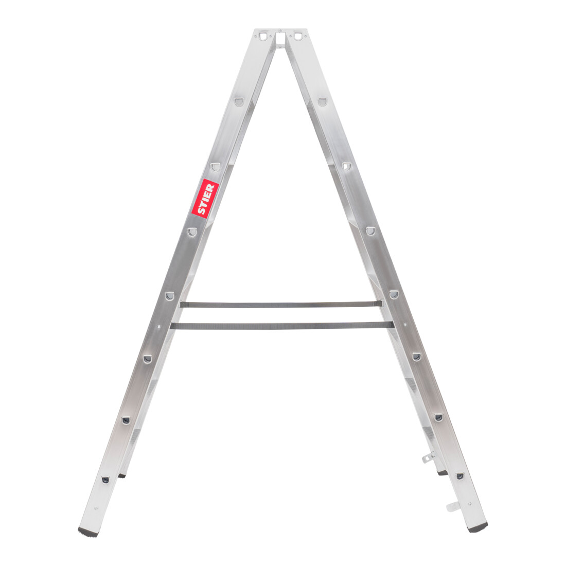 STIER Escabeau Premium 2x8 marches accès double face