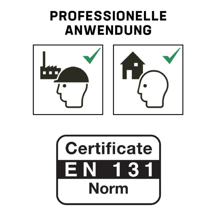 STIER Escabeau Premium 6 marches à accès unilatéral