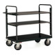 STIER Etagenwagen Premium 3 Ladeflächen Tragkraft 600 kg LxBxH 1390x800x1200 mm-1
