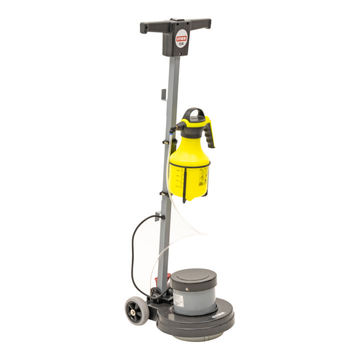 STIER Exzenter Einscheibenmaschine 13X mit Pumpentank 250W 13" Durchmesser 12,7kg