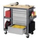 STIER Fahrbare Werkbank mit 6 Schubladen und 2 Fachböden BxTxH 960x450x950 mm