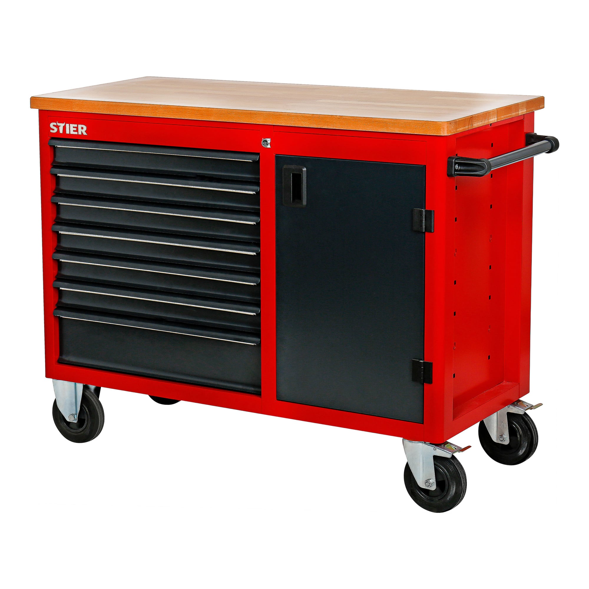 7 drawers + 1 door