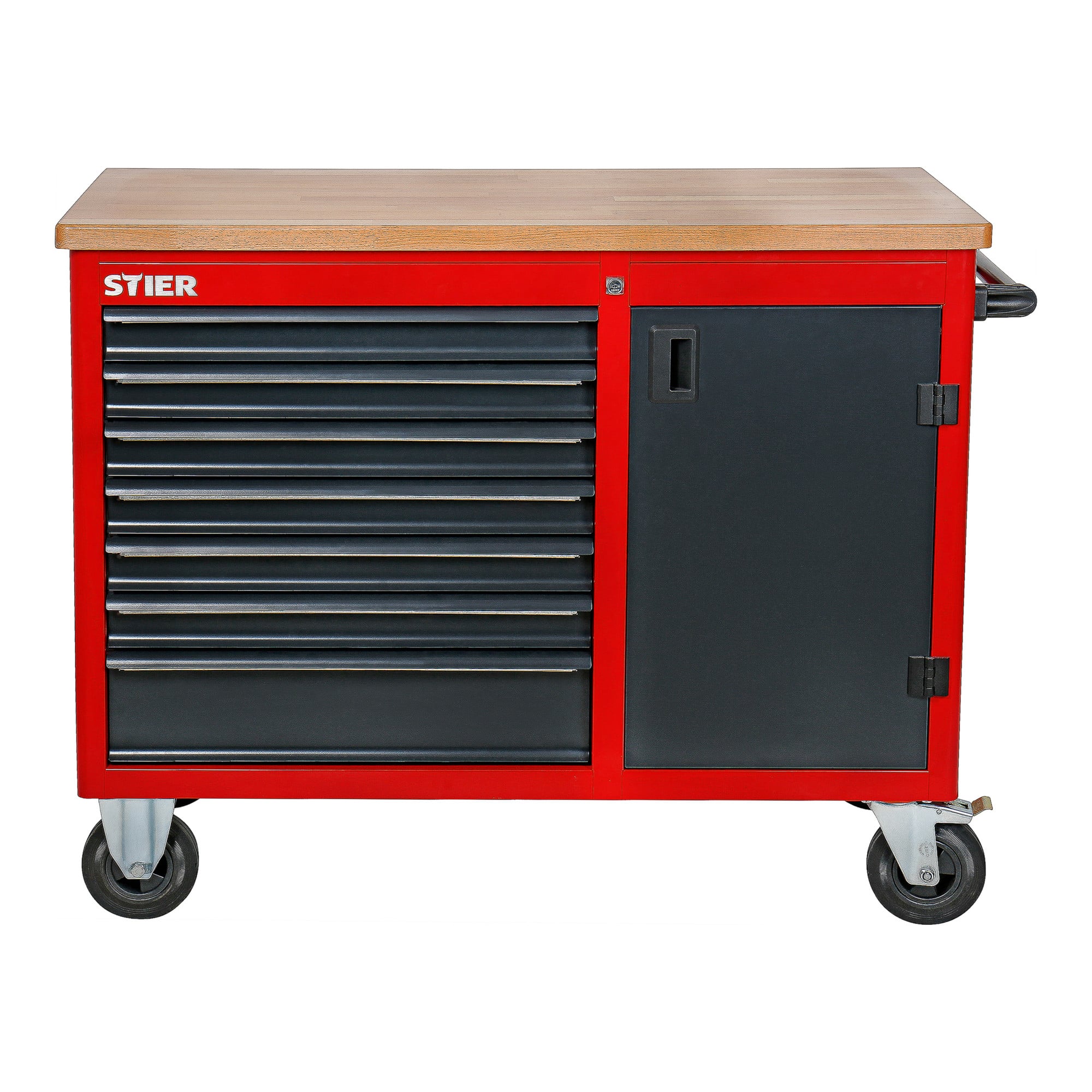 7 drawers + 1 door
