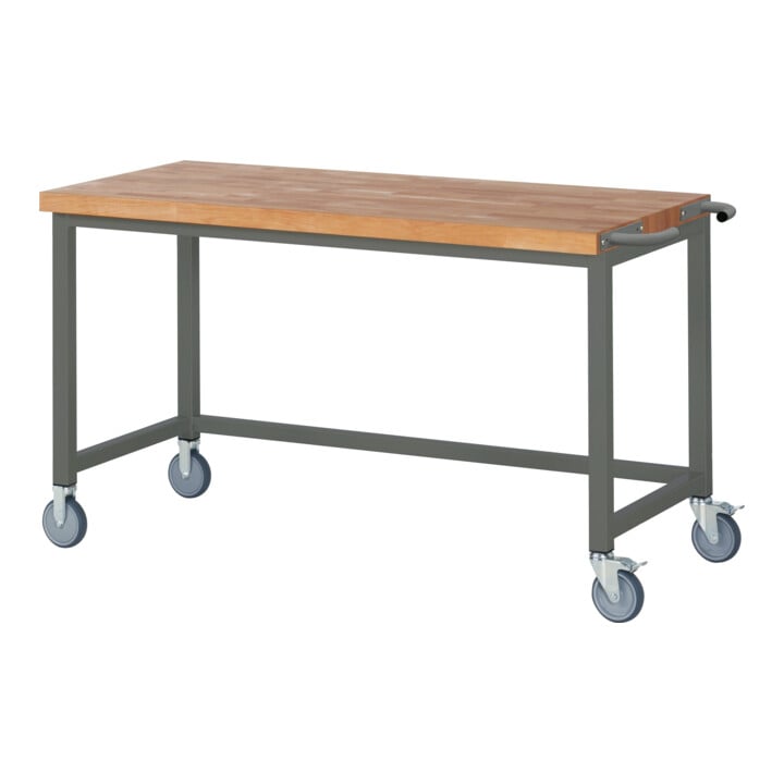 Set STIER Fahrbare Werkbank Premium BxTxH 1500x700x880 mm + Ablage zur...