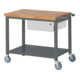 STIER Fahrbare Werkbank Premium mit 1 Schublade und Ablageboden BxTxH 1000x700x880 mm-1