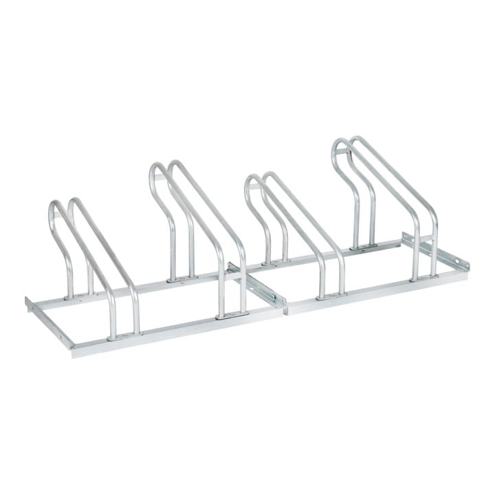 Set STIER Fahrradständer für 3 Räder verzinkt + Fahrradständer für 4 Räder verzinkt + Fahrradständer für 5 Räder verzinkt + Fahrradständer für 6 Räder verzinkt