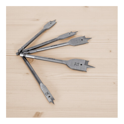 STIER Flachfräsbohrer Set 10 - 32 mm 1/4"