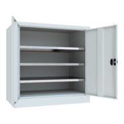 Stier Flügeltürenschrank, 1000x1000x600 mm, 2 Böden verzinkt, RAL 7035