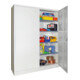 Stier Flügeltürenschrank, 1950x1500x500 mm, 4 Böden verzinkt, RAL 7035-2