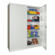 Stier Flügeltürenschrank, 1950x1500x600 mm, 4 Böden verzinkt, RAL 7035-2