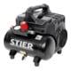 STIER Flüsterkompressor 59 dB(A) | 105 l/min | 8 bar | 6 l | ölfrei
