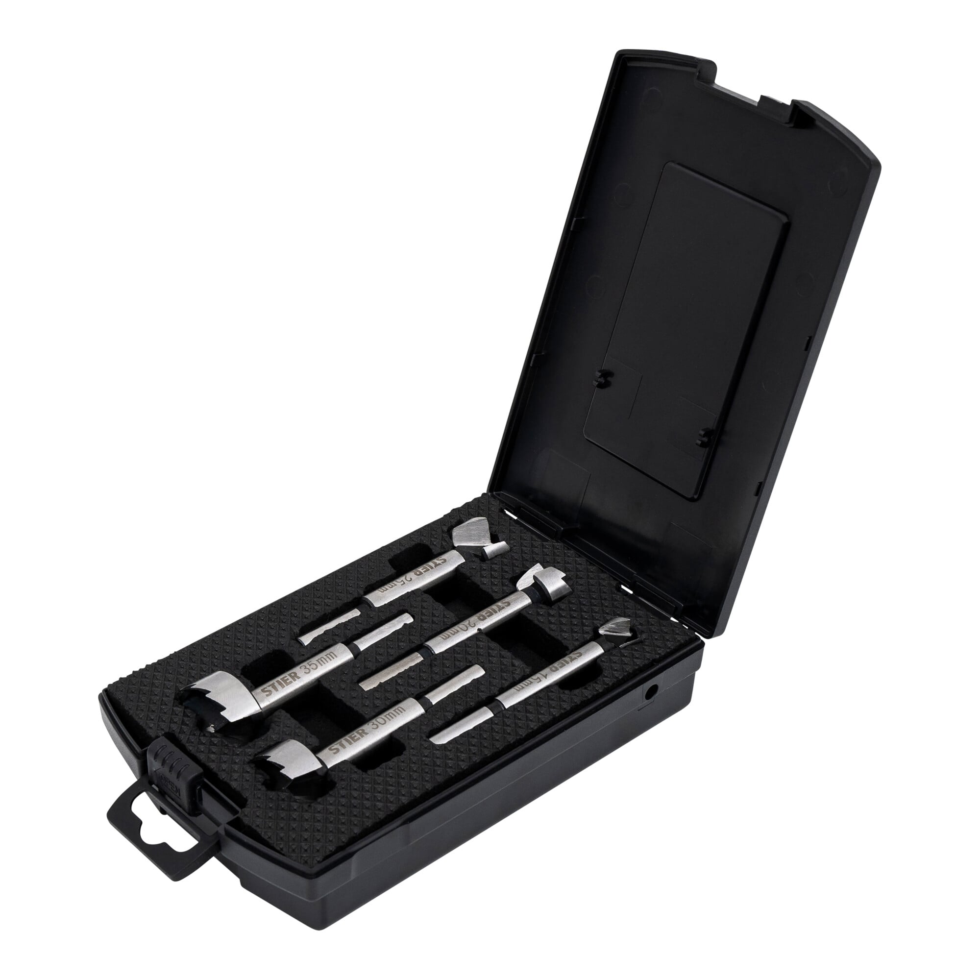 STIER Forstnerbohrer-Set, 5-teilig (15, 20, 25, 30, 35 mm)