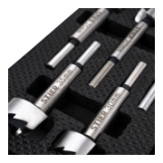 STIER Forstnerbohrer-Set, 5-teilig (15, 20, 25, 30, 35 mm)-5