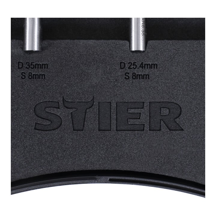 STIER Fräsersortiment 30-teilig 8 mm im Kunststoff-Koffer
