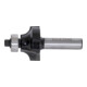 STIER Fresa per arrotondare con cuscinetti a sfera HM (HW) ø 24,7 mm ø codolo 8 mm