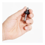 STIER Fresa per arrotondare con cuscinetti a sfera HM (HW) ø 24,7 mm ø codolo 8 mm-4