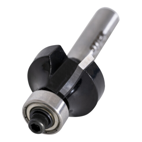 STIER Fresa per arrotondare con cuscinetti a sfera HM (HW) ø 24,7 mm ø codolo 8 mm