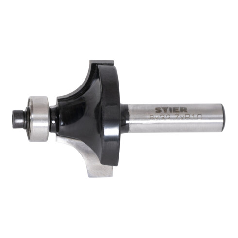 STIER Fresa per arrotondare con cuscinetti a sfera HM (HW) ø 32,7 mm ø codolo 8 mm