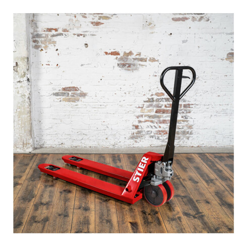 STIER Gabelhubwagen mit Quicklift