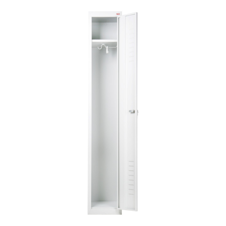 STIER Garderobenspind, 1800 x 300 x 500 mm, lichtgrau
