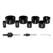 STIER gatzagen elektricienset HSS-Co8-bimetaal, 44 mm snijdiepte, 11-delig (25, 32, 40, 54, 60, 68, 76 en 86 mm)-2