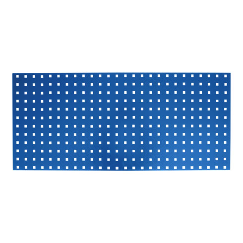 STIER geperforeerde plaat voor werkplaatswand, 1000x450 mm, gentiaanblauw